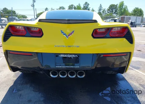 2016 Chevrolet Corvette Stingray из США, поврежденный, VIN 1G1YB2D77G5111974